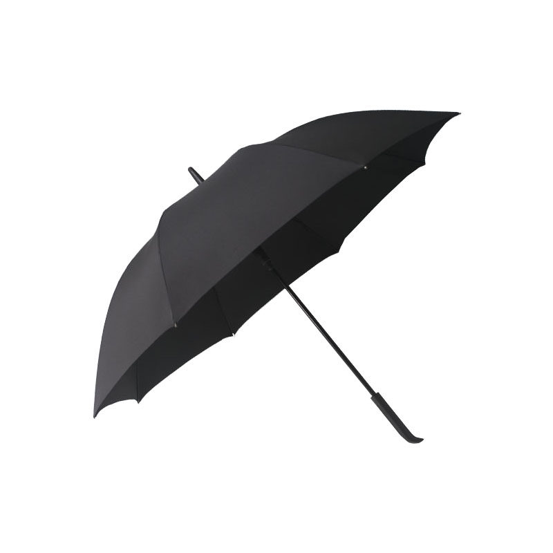 灰色双人加固简约森系雨伞定制
