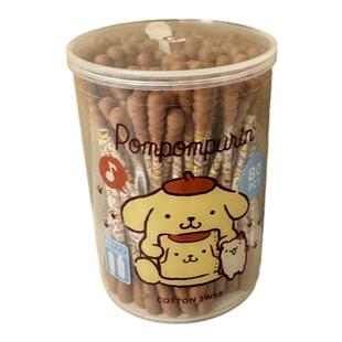 日本玉桂狗库洛米布丁狗kitty印花螺旋圆头两用卫生棉签棉棒 80根