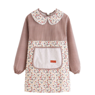 罩衣女厨房家用做饭围裙长袖2026年新款大人工作服反穿洋气防脏