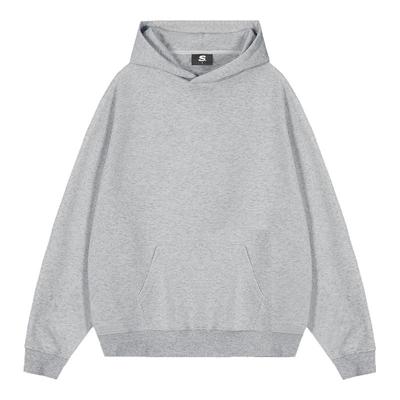 STA纯色基础国潮重磅连帽卫衣男