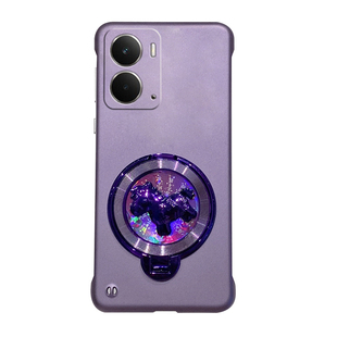 真我Neo7x手机壳新款无边框硬壳新中式适用realmeNeo7Turbo高端时尚创意马上有钱旋转陀螺支架超薄防摔保护套