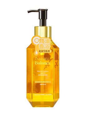 屈臣氏Natural Balance植萃香氛沐浴油北国雪松香300ml官方正品