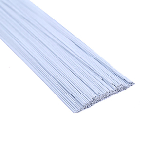 手工编织花杆可弯曲白色2号40cm厘米胶包通用塑料diy二号彩色铁丝