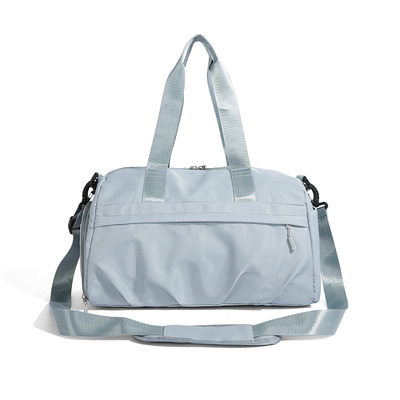 袋鼠旅行包可上飞机廉航登机行李包轻便大容量蓝色斜挎行李收纳袋