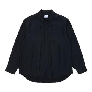 ADERERROR 25SS  Shirt Product. 53 刺绣细节隐藏式纽扣宽松衬衫