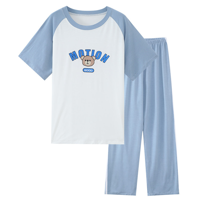 男童夏季卡通家居服两件套