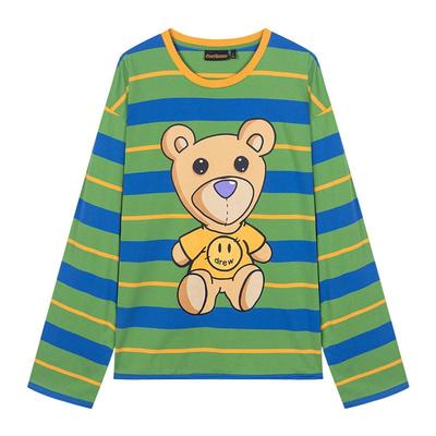 官方drewhouse撞色条纹纯棉长袖