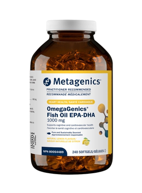 加拿大Metagenics 麦特金尼斯 OmegaGenics EPA-DHA1000 精纯鱼油