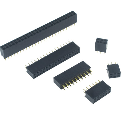 2.54mm间距双排针插座母座