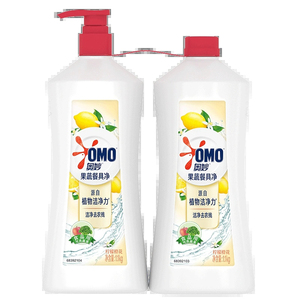 奥妙洗洁精柠檬橙花果蔬餐具净1.1kg*2瓶水果蔬菜用官方品牌正品