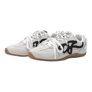 【关晓彤同款】黛西法罗Eightbanners小豹休闲男女板鞋增高德训鞋