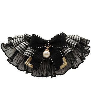 宠物项圈猫咪口水巾猫猫项圈仙女蕾丝配饰口水巾拍照饰品幼猫围嘴