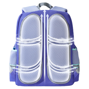 新款双肩书包男生小学生一二三六年级超轻便女童女孩儿童减负护脊