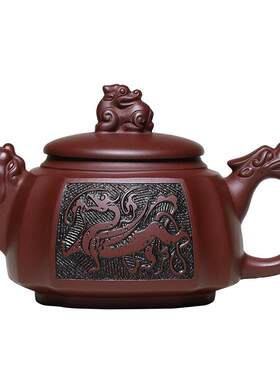 高档宜兴紫砂壶套装纯手工泡茶壶