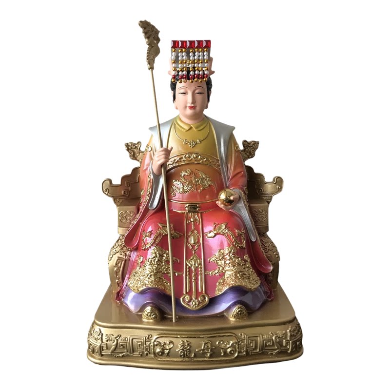 树脂金衣龙王佛像家用供奉摆件