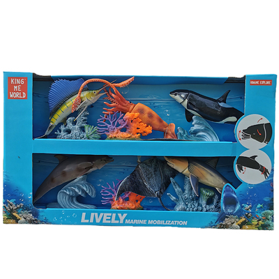 关节可动海洋动物模型虎鲸礼盒