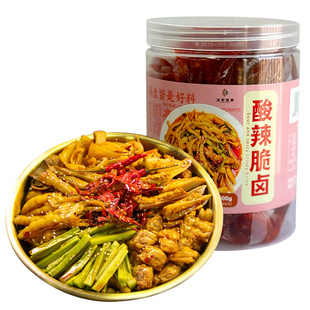 椒麻大杂烩500g无骨鸡爪贡菜三角骨熟食鸡脚筋卤味休闲零食