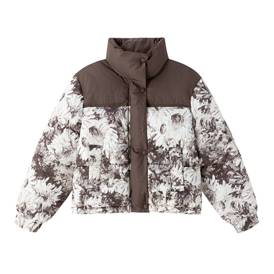 冬羽绒棉服女短款小个子加厚棉衣