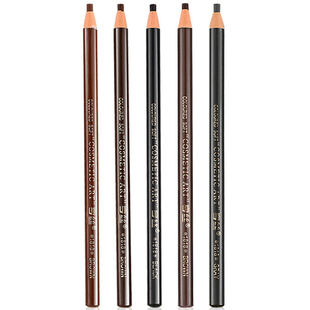 包邮 正品欧蒙基础拉线眉笔专业眉笔易上色不脱色鸭嘴防水防汗