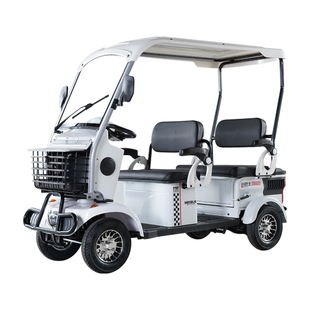 小巴士四轮电动车E900老年代步车四座电动车客货两用景区观光车