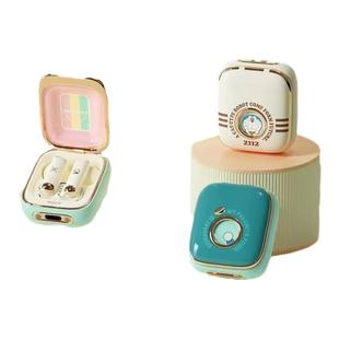 Rock洛克哆啦A梦复古蓝牙耳机无线高颜值女生学生情侣可爱适米新/