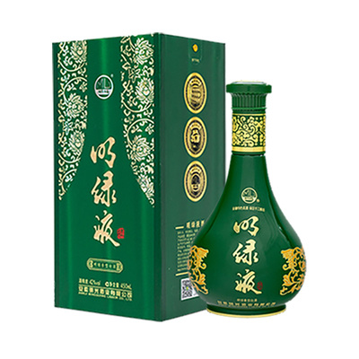 老明光酒明绿液酒42度450ml正品