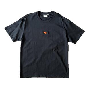 重磅纯棉精致小标刺绣短袖夏季宽松圆领男女情侣款上衣休闲打底衫