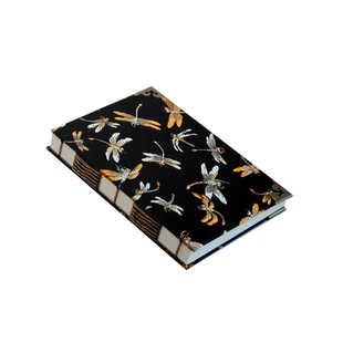 【轻盈】斑町裸脊线装蜻蜓织锦手工装帧精致中国风A5笔记本伴手礼