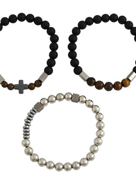 欧美时尚个性十字架手链