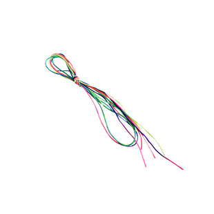 彩色脏脏辫头绳儿童编发彩绳发饰女童编头发丝带发绳节日表演头饰