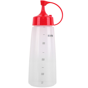 挤酱瓶沙拉酱挤压瓶蜂蜜尖嘴分装瓶塑料商用蚝油酱料瓶专用调料罐