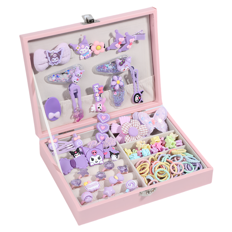 库洛米女孩发饰礼盒3到6岁儿童小孩礼物7女童装扮玩具8一9子5生日