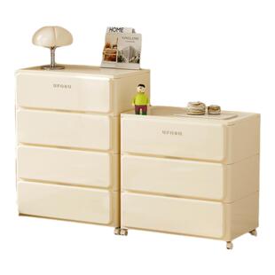 收纳柜多层抽屉式免安装客厅五斗柜可移动储物箱置物架卧室床头柜