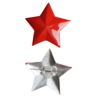 65六五式红五角星红领章老式三点红3522厂