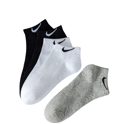 纯棉男士潮流运动袜短款夏季薄款
