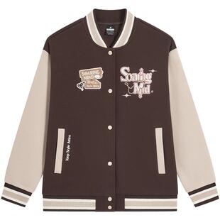 特步运动外套男女同款2025新年款棒球服潮流夹克风衣975128060437