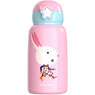 熊本士儿童保温杯配件星座款模特队布偶犬萝卜兔天使猪刺猬原装