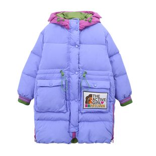 【pptown羽绒服合集】女童羽绒服保暖冬装新款白鸭绒外套高充绒量