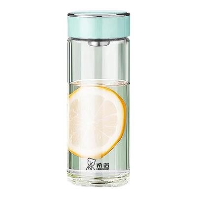 希诺女士高颜值玻璃杯家用泡茶杯