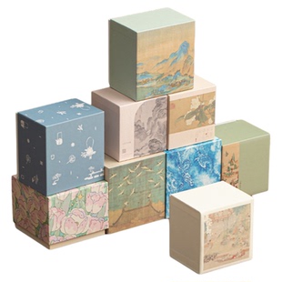 高档瓷器包装盒文玩建盏紫砂壶茶杯礼盒复古玉器陶瓷锦盒礼品盒子