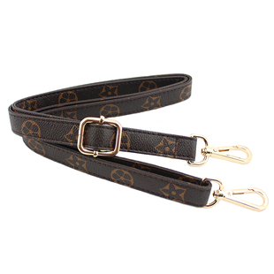 新予斜挎包带咖啡老花彩花女包带长背带双肩包包带子配件包肩带子