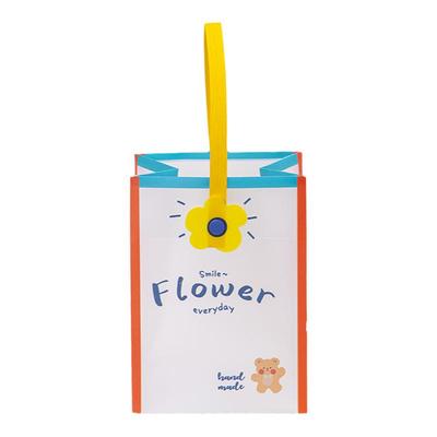 小花小熊透明pp款手提果冻包