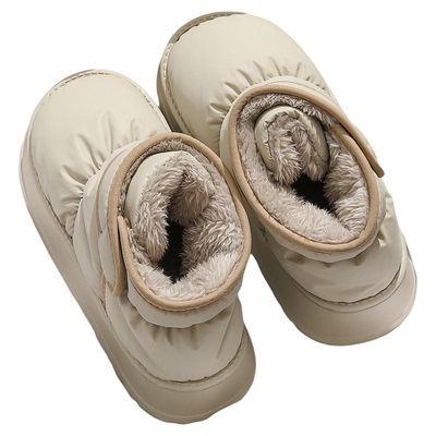 高帮防水羽绒棉鞋女2025新款