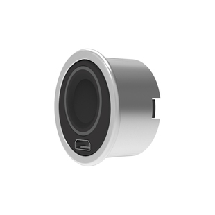 奇点F030嵌入式指纹柜锁更衣柜锁指纹锁双开门鞋柜床头柜锁抽屉锁