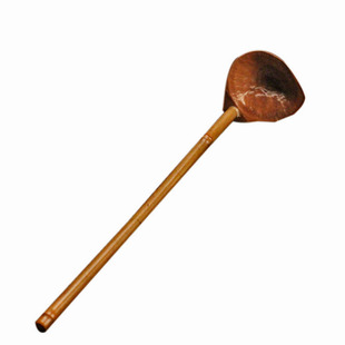 宋研 | 竹制分茶勺 点茶分茶器小水瓢竹心茶瓢天然竹节小水勺茶杓