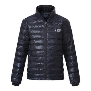 康威品牌男士运动休闲上衣外套冬季新款轻薄款保暖灰鸭绒羽绒服