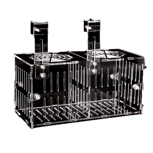 鱼缸隔离盒亚克力孔雀鱼繁殖盒乌龟鱼苗斗鱼热带幼鱼大小号孵化盒