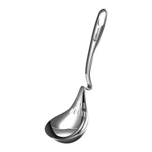 316不锈钢食品级火锅专用漏勺汤勺套装小号盛汤家用挂边火锅勺子