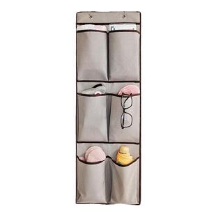 门后收纳挂袋拖鞋卫生间墙挂式杂物收纳袋衣柜布艺整理袋墙面挂鞋