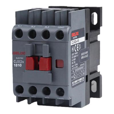 德力西18a交流接触器CJX2S-1810 1801  220V 380V CJX2接触器单相